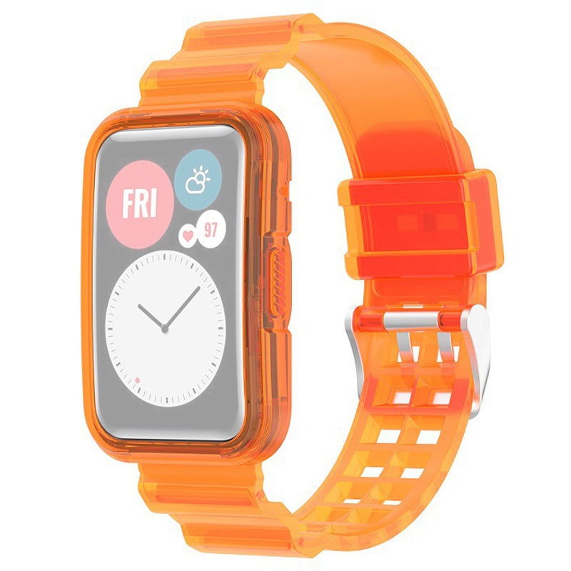 For Huawei Watch Fit 2 Sports Soft TPU Replacement Band Strap with Protective Case For Huawei Watch Fit 2 Sports Soft TPU Replacement Band Strap with Protective Case